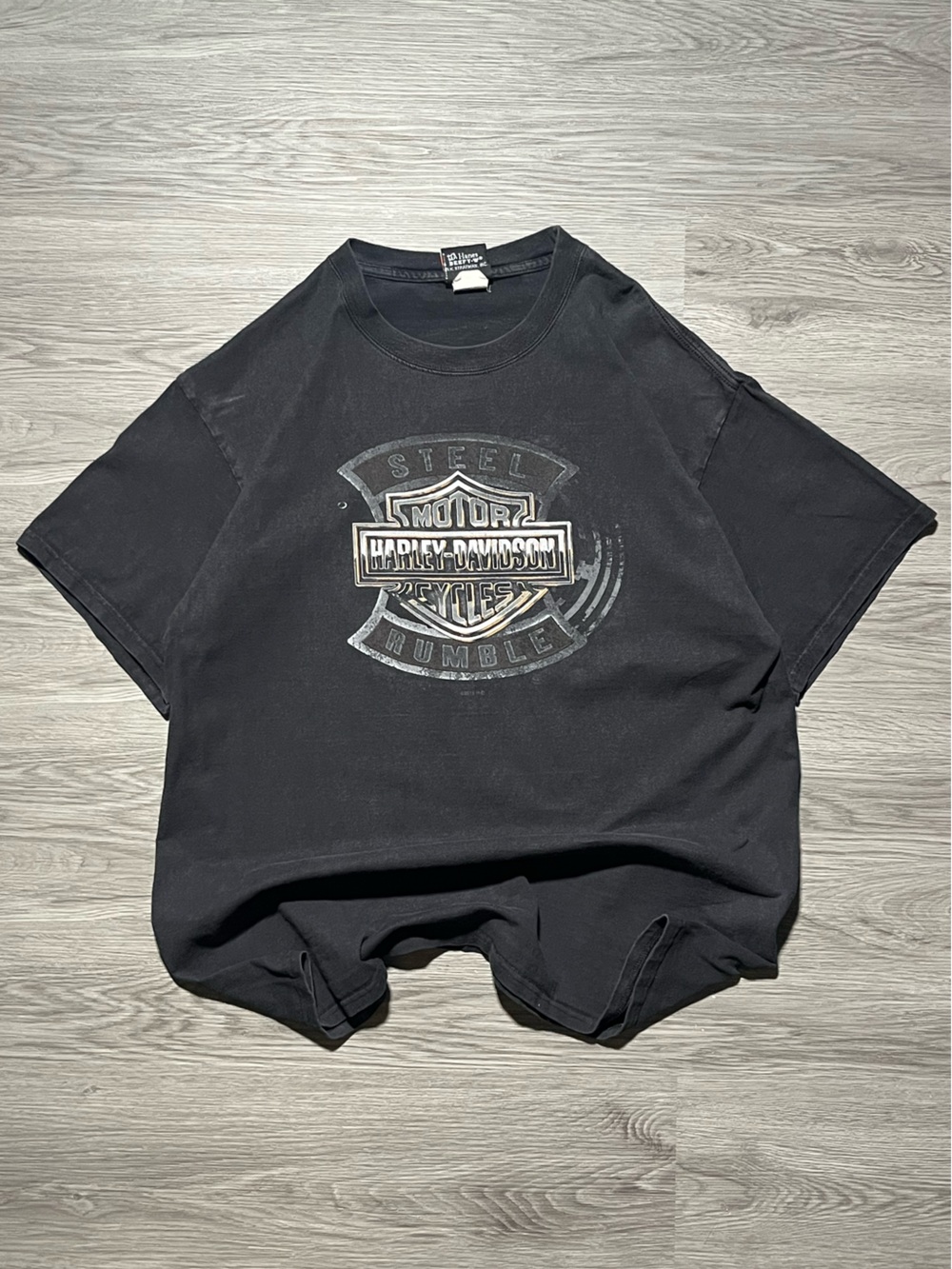 Vintage Harley Davidson, double sided graphic T-shirt men’s large faded